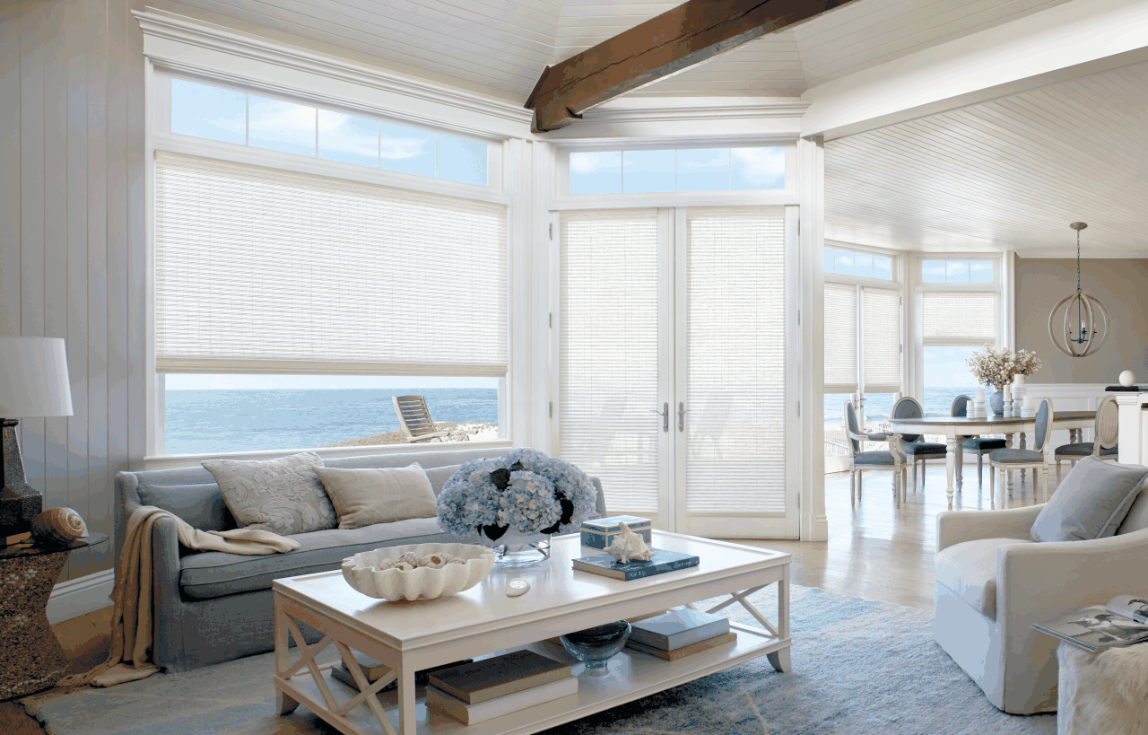 Provenance® Woven Wood Shades installed window treatment